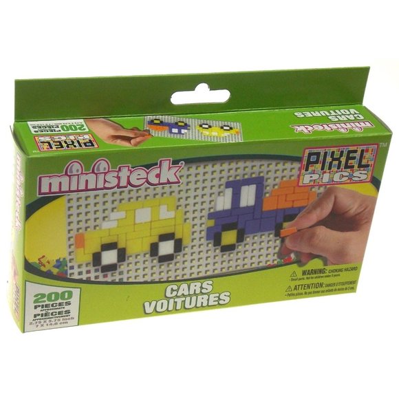 Ministeck Pixel Pics Pigs Ocean Creatures Cars Set 3 Craft Puzzle Activity Gift - Picture 2 of 3